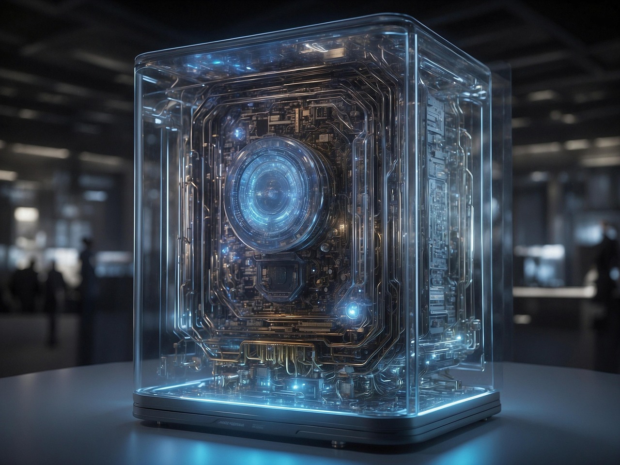 Quantum computing processor close-up 2025
