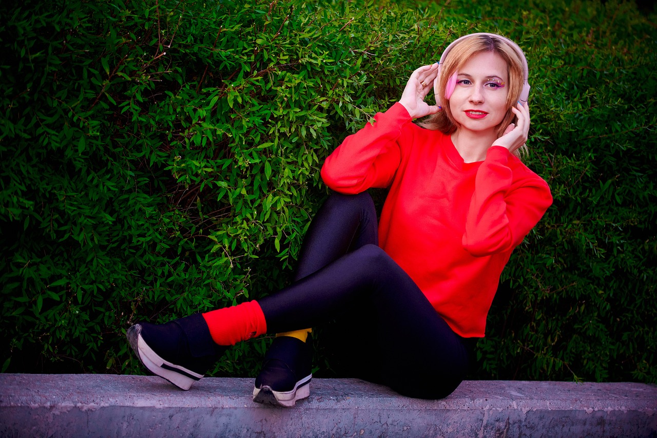Athlete using VR headset for sports training